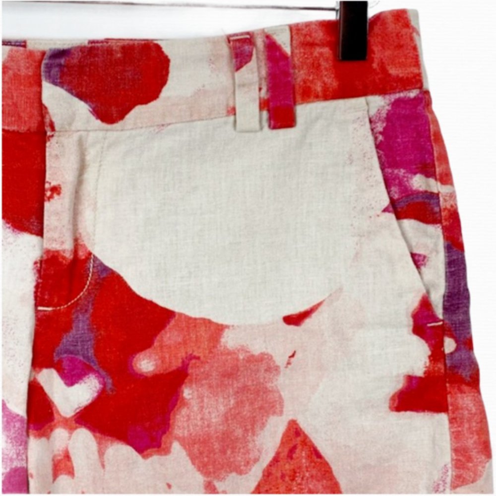 Ann Taylor Loft Watercolor Floral Print Shorts - Picture 2 of 8
